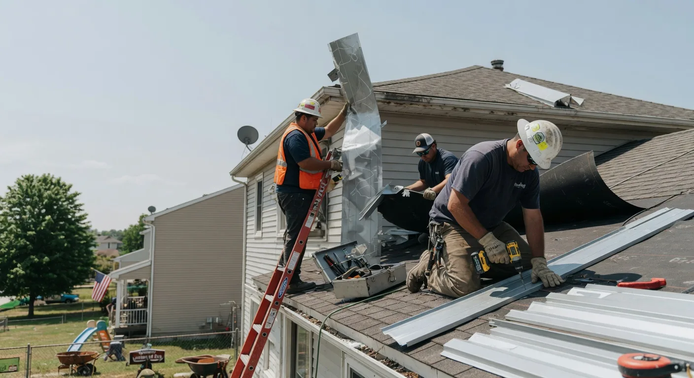 Metal Roof Repair in Woodland, MI